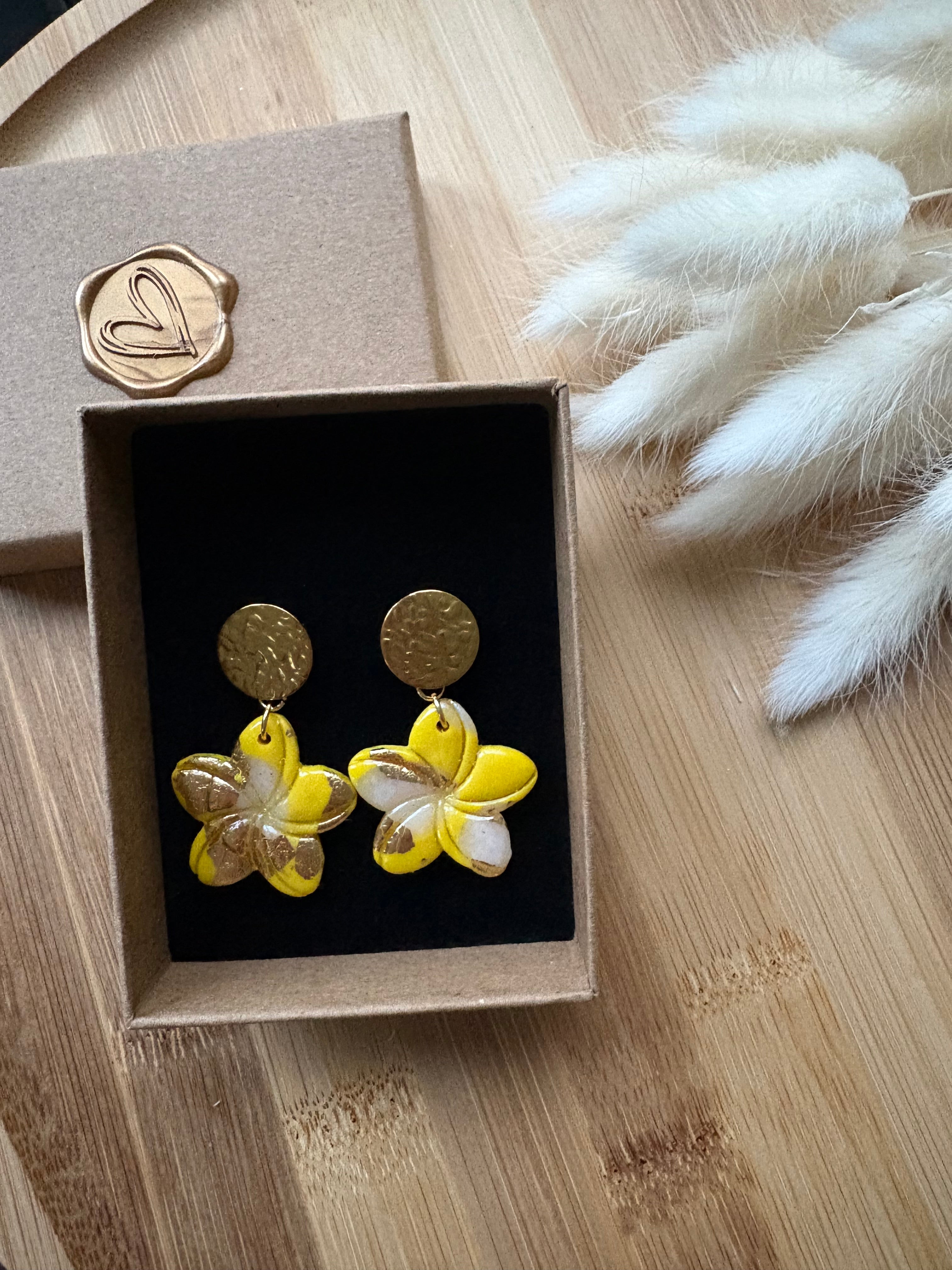 Boucles d'oreilles Auréa  – Mimosa