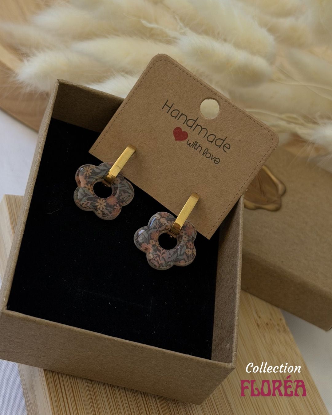 Pampilles motif fleurs LIBERTY